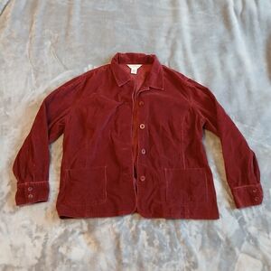 Northern Reflections Red Corduroy Jacket – XL